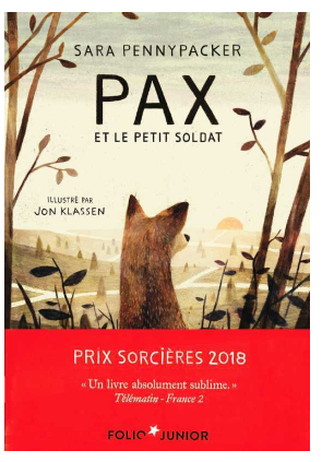 livre Pax et le petit soldat